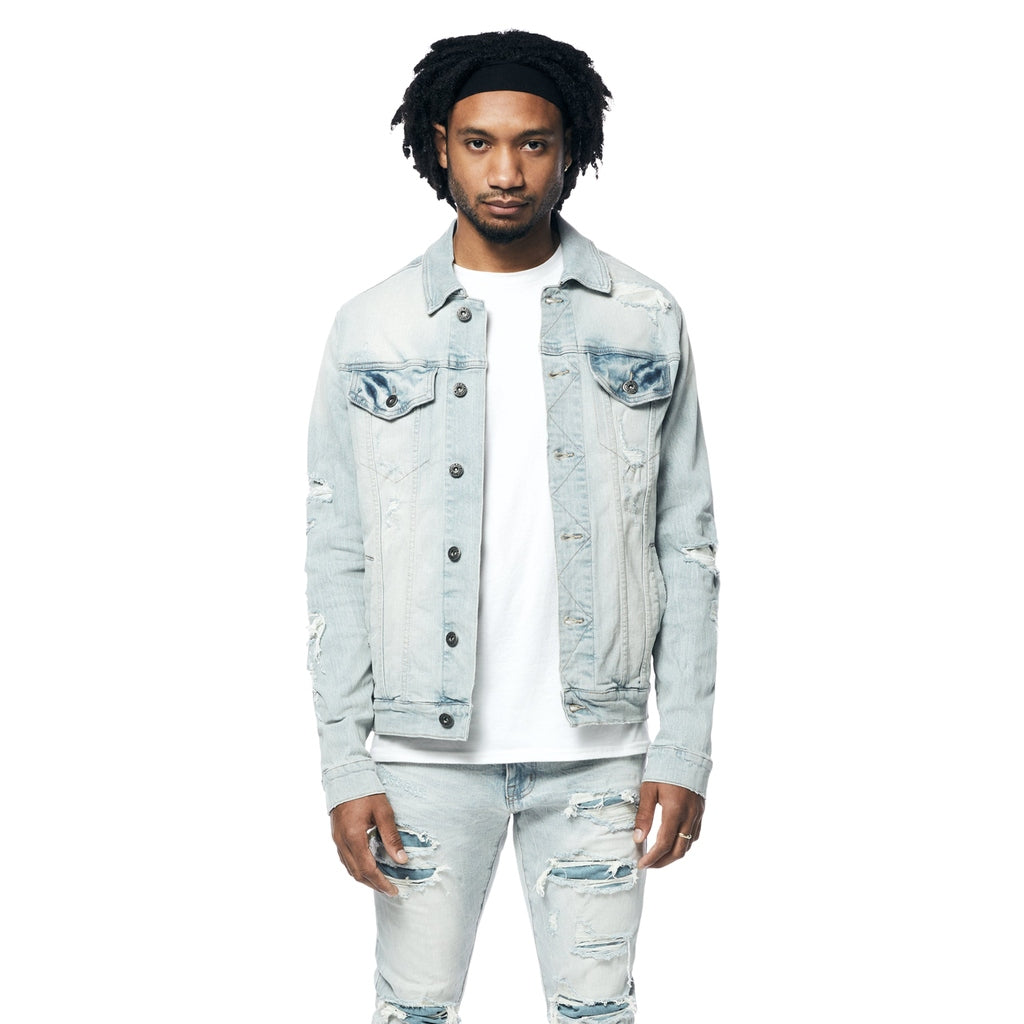 Light color clearance denim jacket