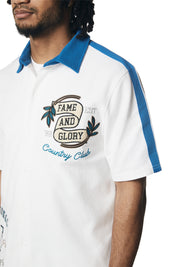 Country Club Waffle Shirt - Blue