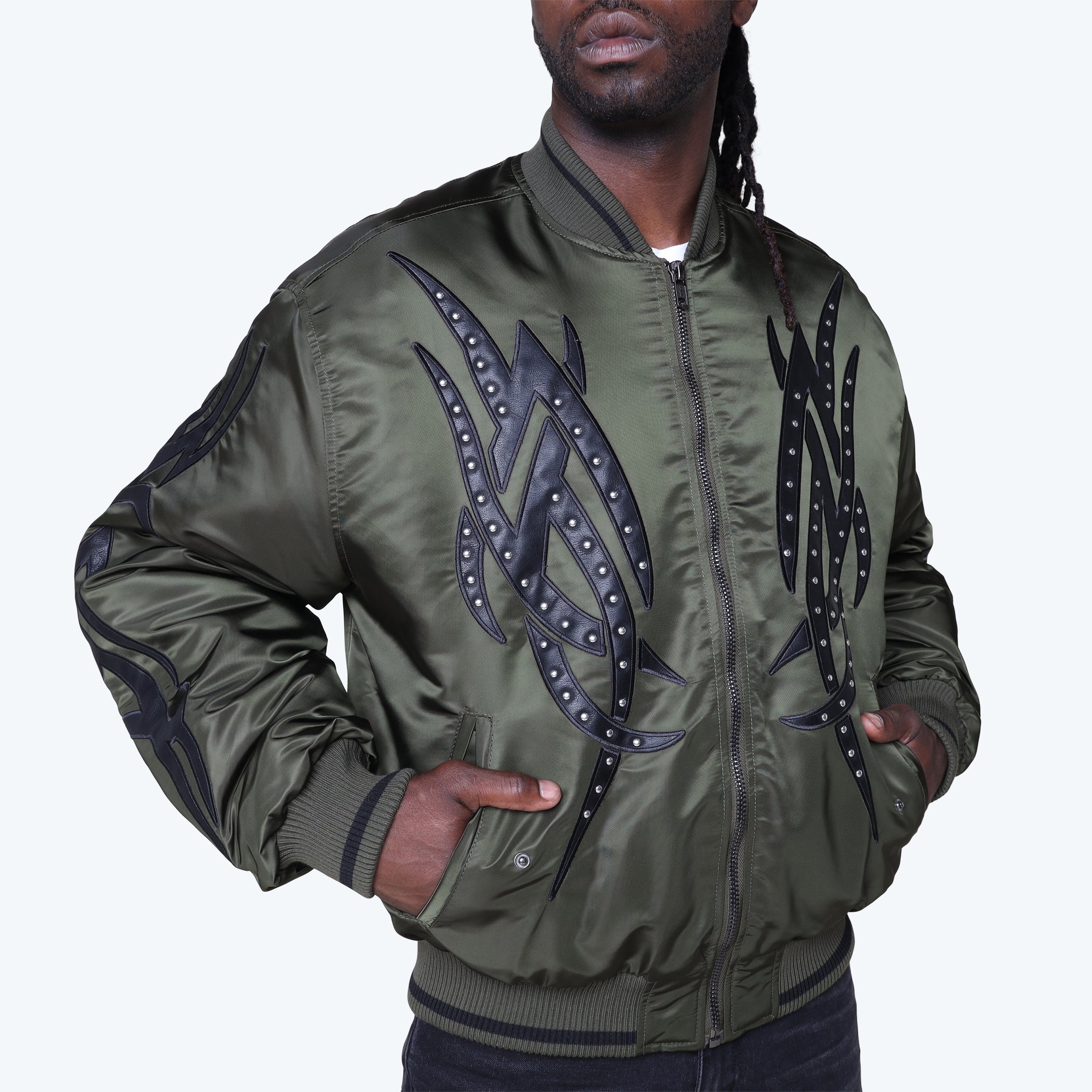 Eternity MA-1 Jacket - Army Green – Smoke Rise NY