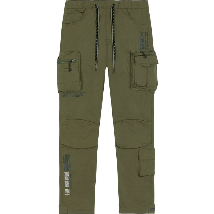 Windbreaker Utility Pants - Olive