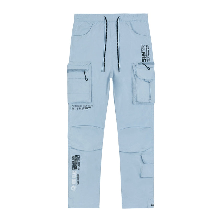 Windbreaker Utility Pants - Pale Blue