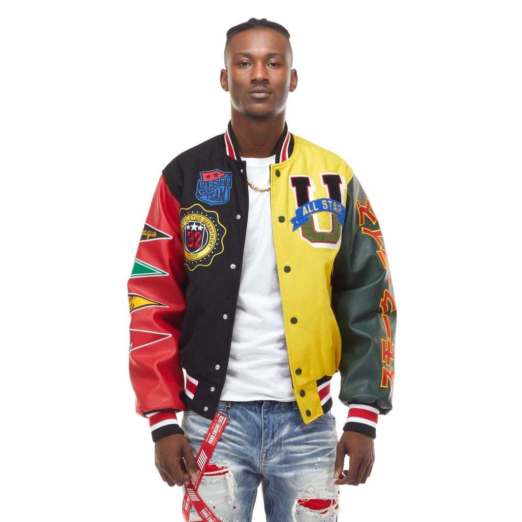 Smoke rise all star varsity jacket sale