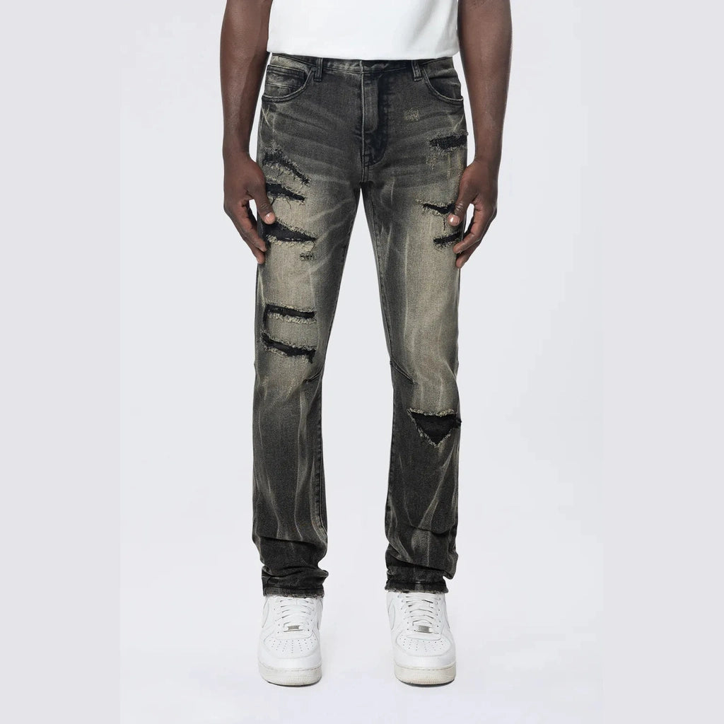 Smoke rise jeans black fashion