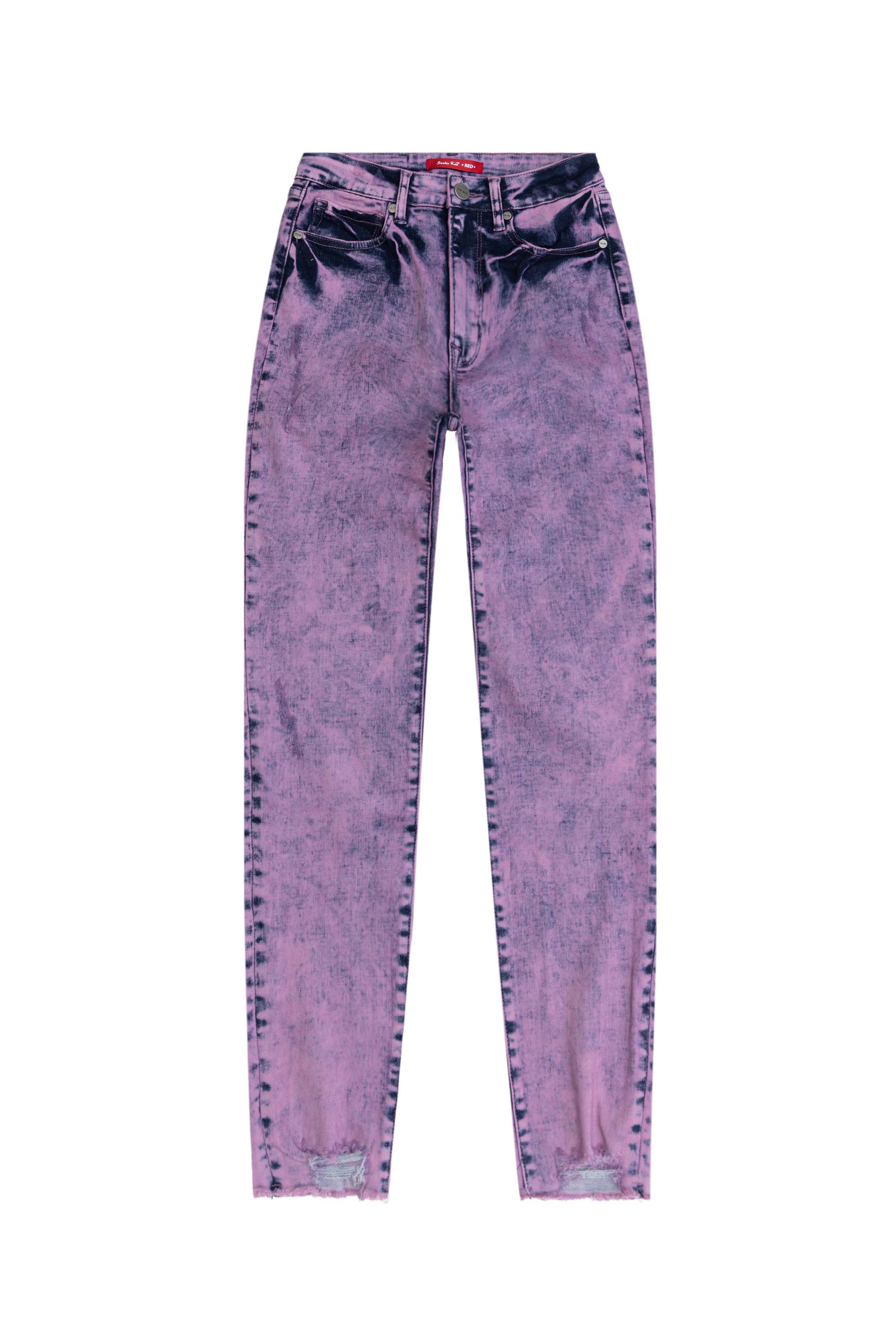 Over Dyed Fashion Denim Pants