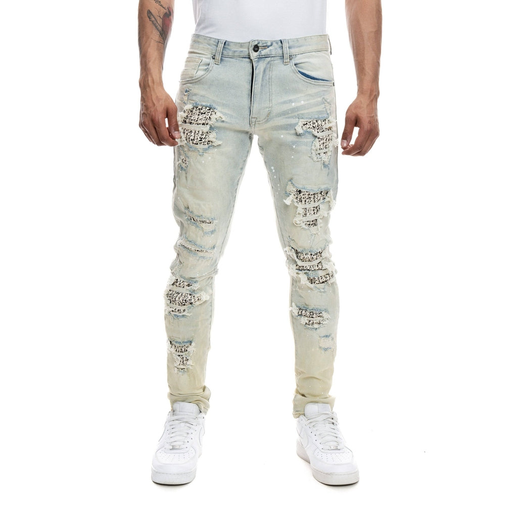 White smoke sale rise jeans