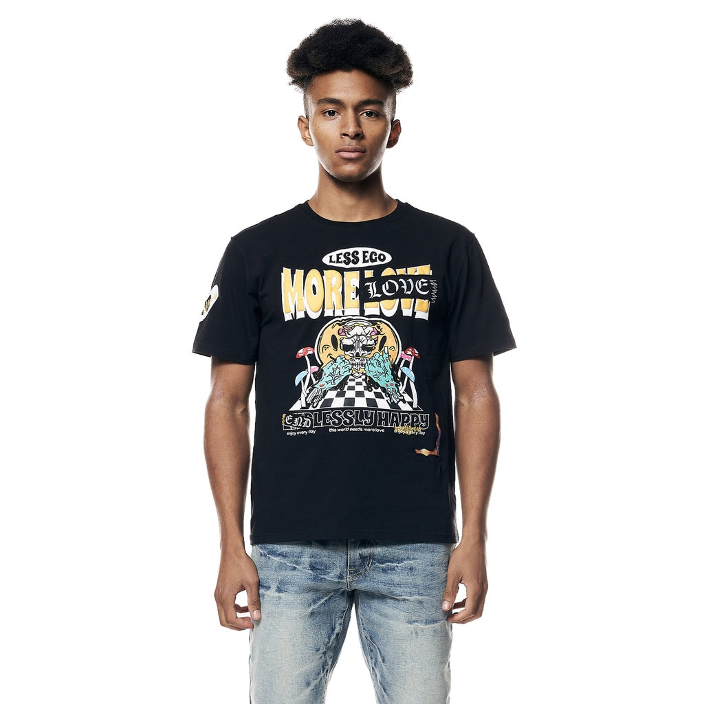 Cheap black graphic tees online