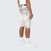 Basic Jean Shorts - Frost Grey