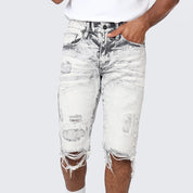 Basic Jean Shorts - Frost Grey