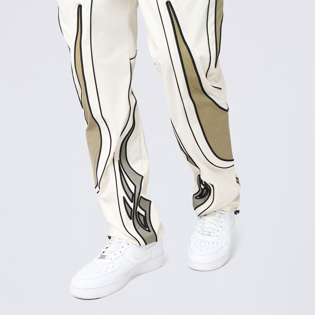 Straight Maximalist Windbreaker Pants