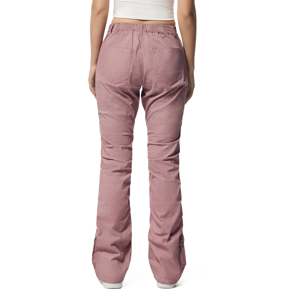 Smoke Rise RED Pigment Dyed Utility Twill Pants - Misty Pink