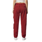 Smoke Rise RED Windbreaker 3D Pocket Utility Joggers - Burgundy