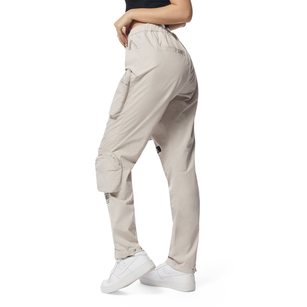Smoke Rise RED Windbreaker 3D Pocket Utility Joggers - Silver Grey