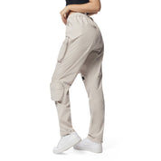 Smoke Rise RED Windbreaker 3D Pocket Utility Joggers - Silver Grey