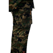 Smoke Rise Big and Tall Big and Tall - Utility Windbreaker Pants - Wood Camo