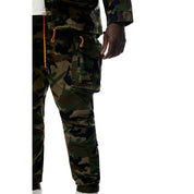 Smoke Rise Big and Tall Big and Tall - Utility Windbreaker Pants - Wood Camo