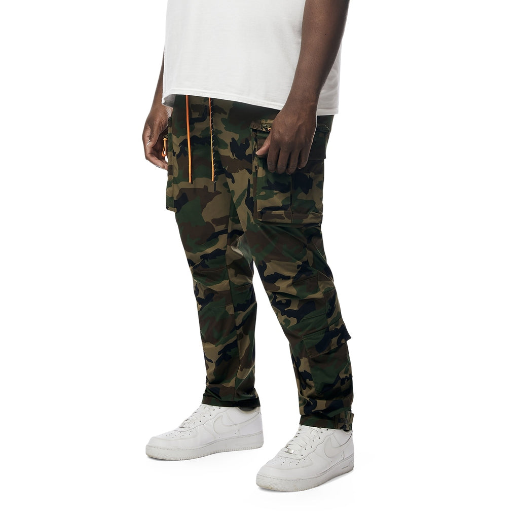 Smoke Rise Big and Tall Big and Tall - Utility Windbreaker Pants - Wood Camo