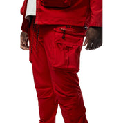 Smoke Rise Big and Tall Big and Tall - Utility Windbreaker Pants - Red