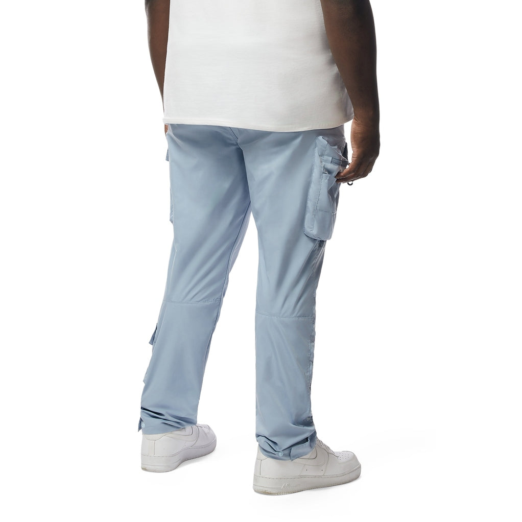 Smoke Rise Big and Tall Big and Tall - Utility Windbreaker Pants - Pale Blue