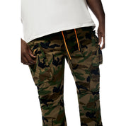 Smoke Rise Big and Tall Big And Tall Stacked Windbreaker Utility Pants - Wood Camo