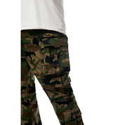 Smoke Rise Big and Tall Big And Tall Stacked Windbreaker Utility Pants - Wood Camo