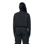 Smoke Rise RED Utility Windbreaker Jacket - Black
