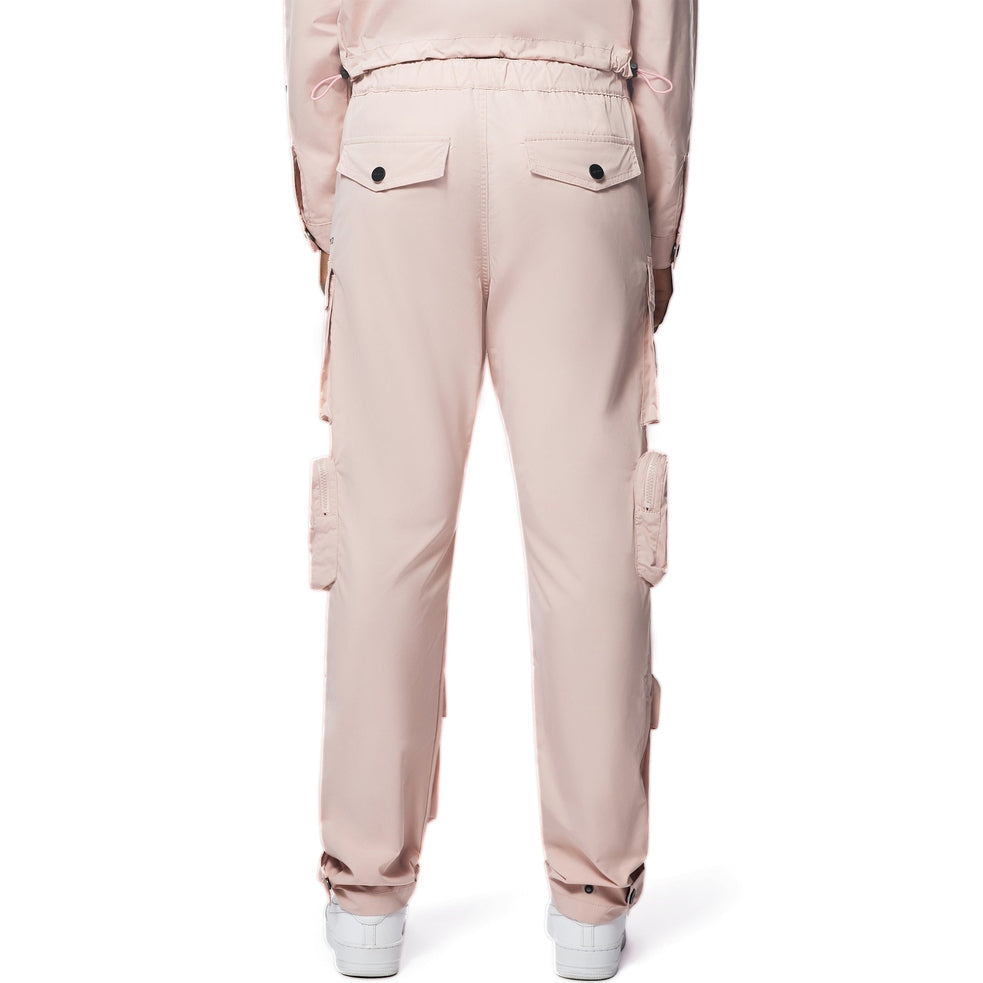 Smoke Rise RED Utility Windbreaker Pants - Pale Pink