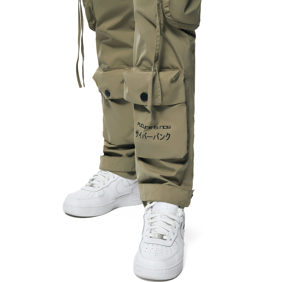 Smoke Rise RED Utility Windbreaker Pants - Light Olive