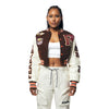 Wool Varsity Jacket - Dark Oak