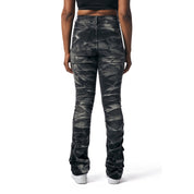 Smoke Rise RED Stacked Utility High Rise Jeans - Gail Black