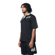 Smoke Rise Tapestry SS Shirt - Black