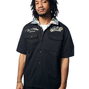 Smoke Rise Tapestry SS Shirt - Black