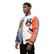 Smoke Rise All Star Varsity Jacket - Royal White