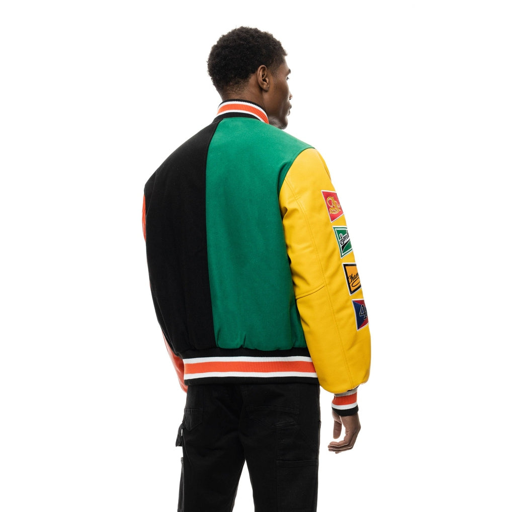 Smoke Rise All Star Varsity Jacket - Green