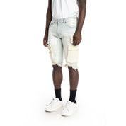 Smoke Rise Big and Tall Big and Tall - Utility Fashion Jean Shorts - Norwich Blue