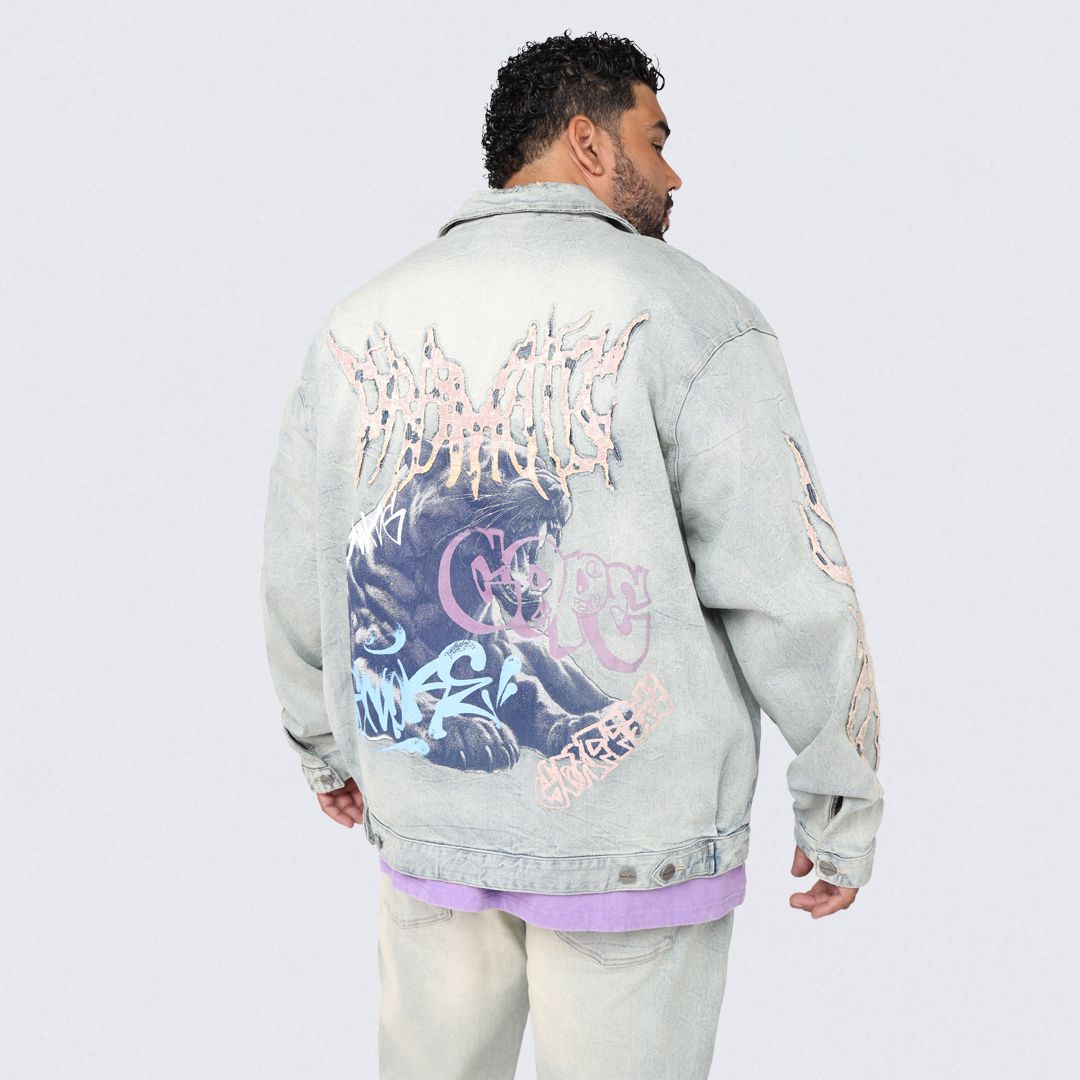 Big and Tall - Dystopia Jean Jacket