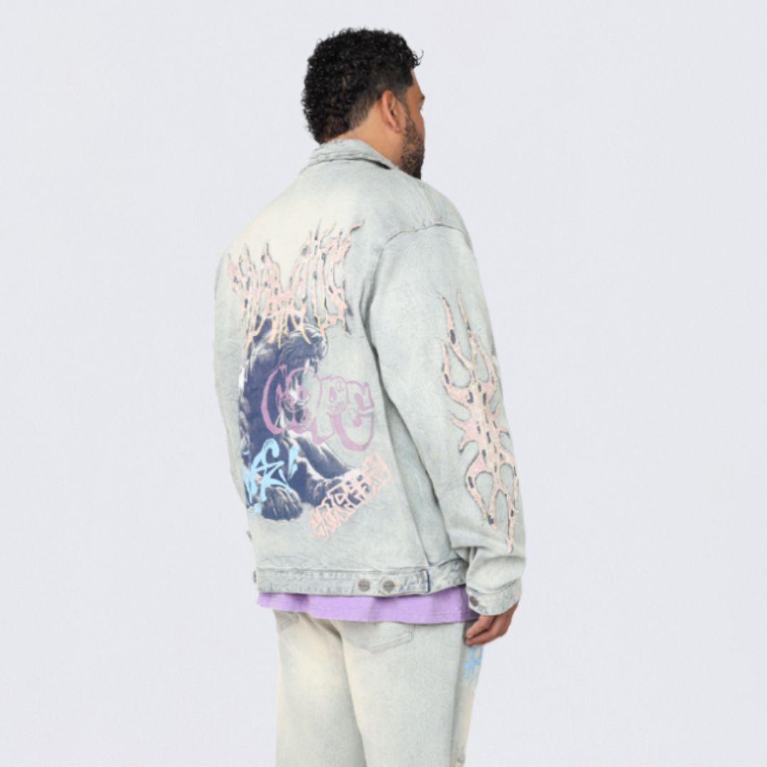 Big and Tall - Dystopia Jean Jacket