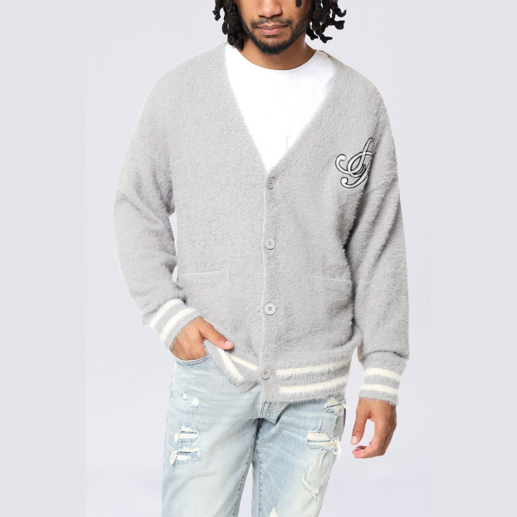 Smoke Rise Country Club Cardigan - Heather Grey