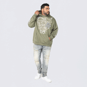 Big and Tall - Fleece Tapestry Hoodie