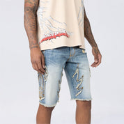 12" Western Jean Shorts