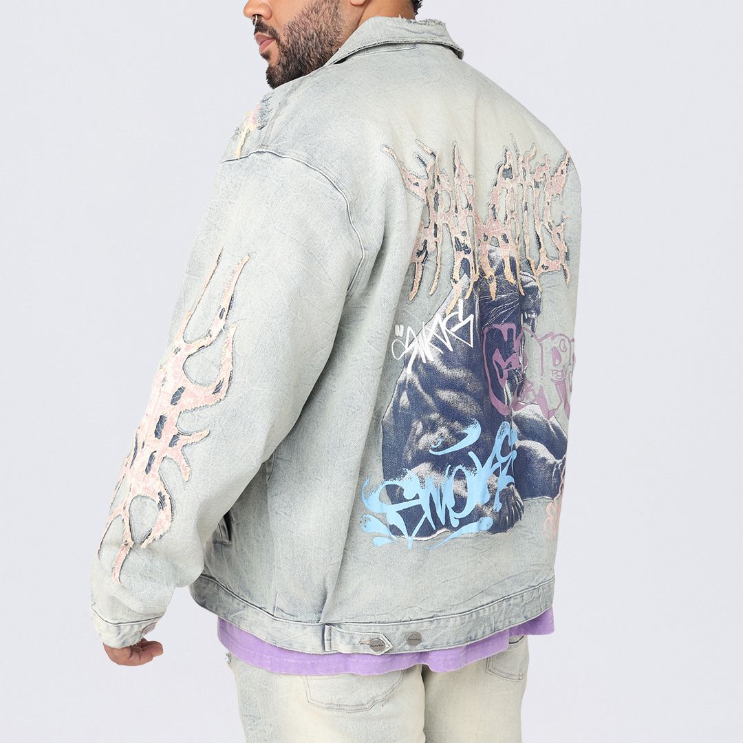 Big and Tall - Dystopia Jean Jacket