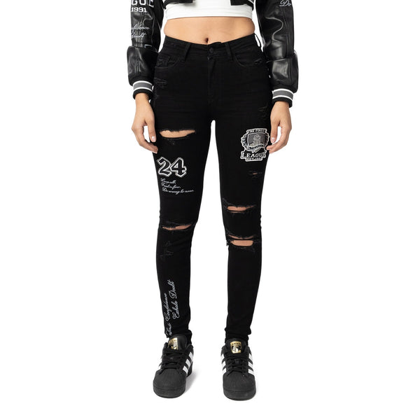 MiH Ellsworth black patch high rise skinny jeans online