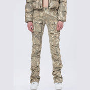 Smoke Rise RED High Rise Stacked Print Twill Pants - Khaki Hunting Camo