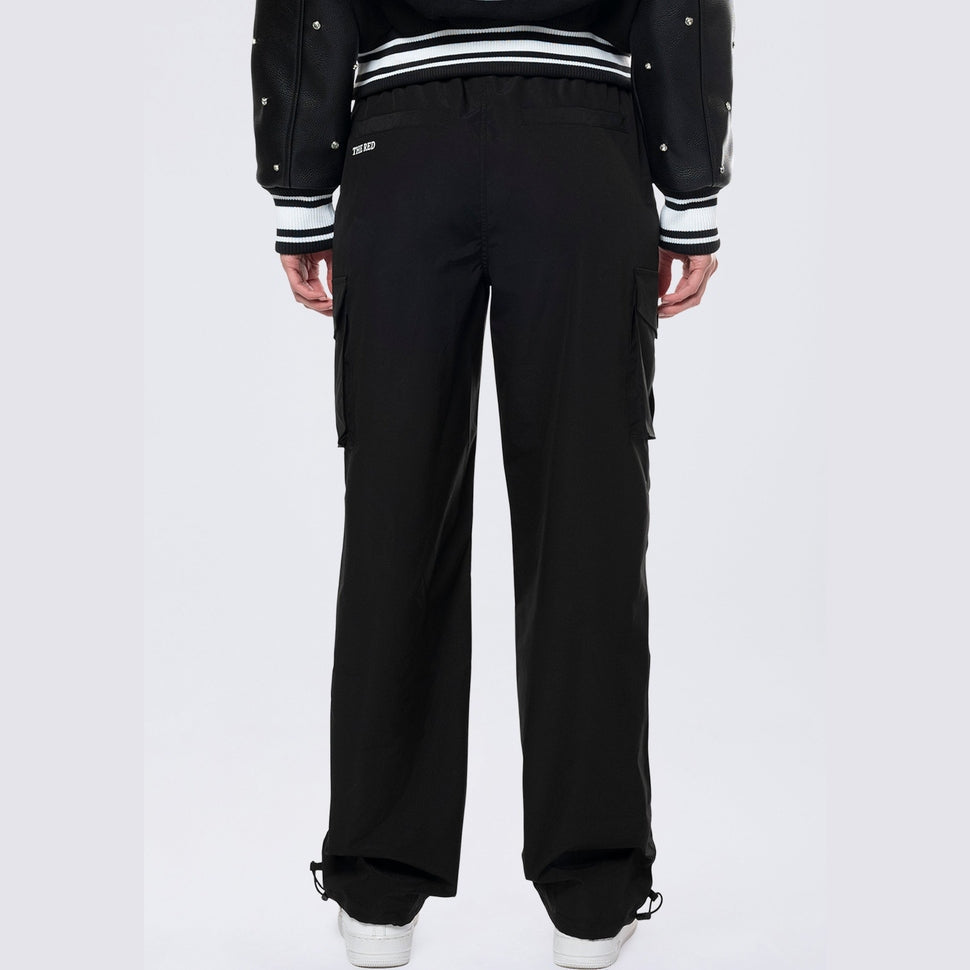 Smoke Rise RED Slouched Rhinestone Pants - Black