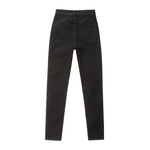 High Rise Slim Skinny Racing Denim Jeans
