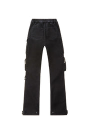 Pigment Dyed Utility Twill Pants - Black