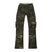 Smoke Rise RED Pigment Dyed Utility Twill Pants - Clover Green