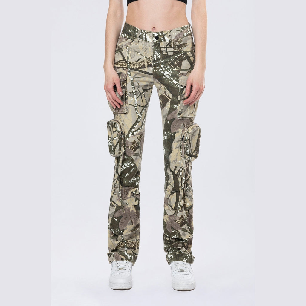 Smoke Rise RED Utility Cargo Pants - Olive Hunting Camo