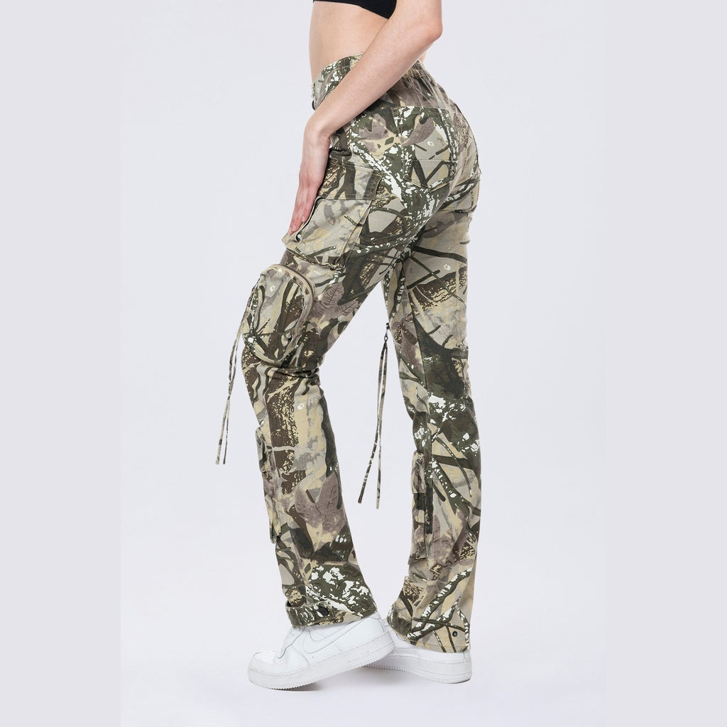 Smoke Rise RED Utility Cargo Pants - Olive Hunting Camo