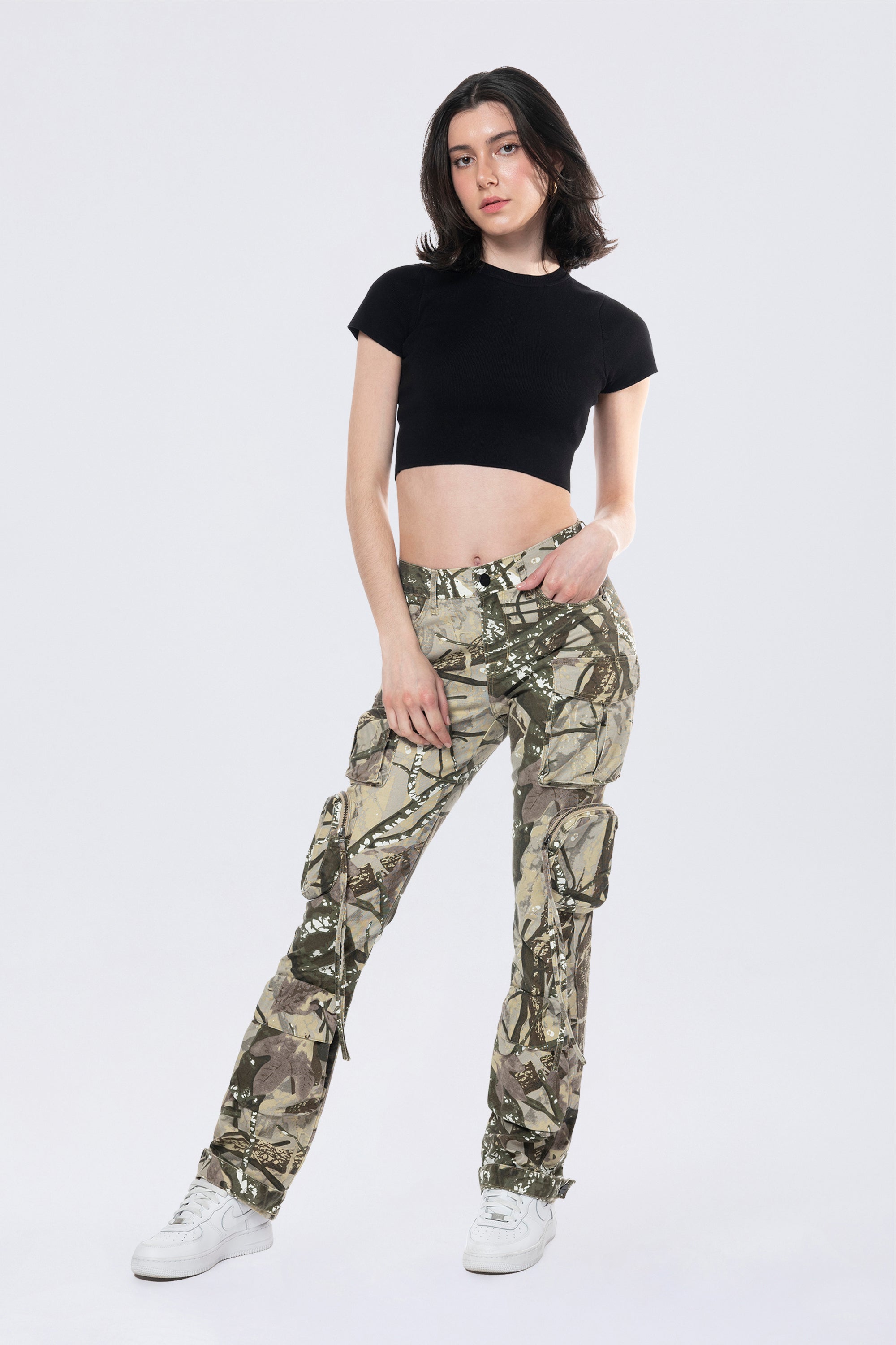 Utility Cargo Pants - Olive Hunting Camo