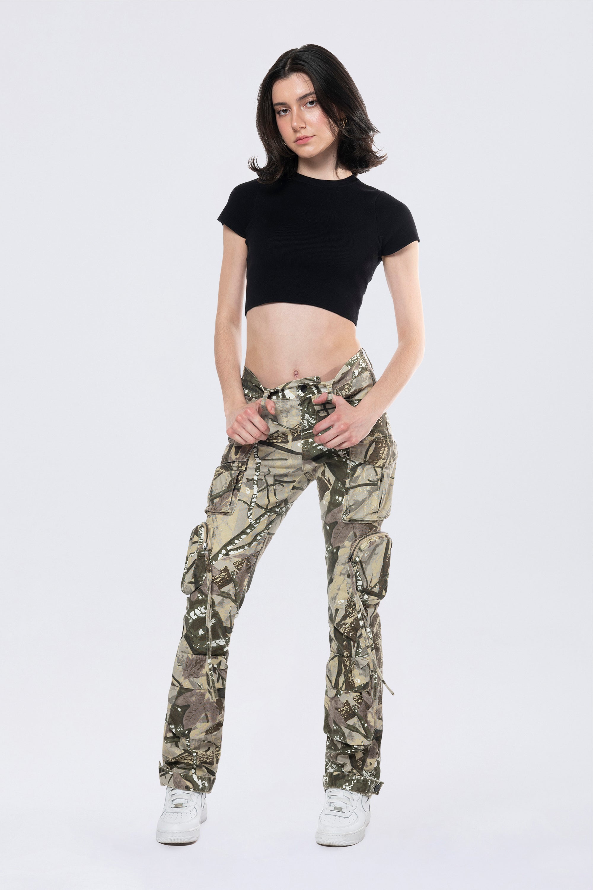 Utility Cargo Pants - Olive Hunting Camo